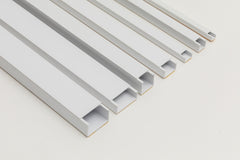 PVC mini cable trunking White – 1m and 2.44m lengths