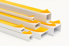 Mini cable trunking white PVC – 1m and 2.44m