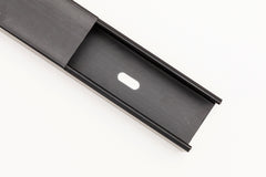 Mini cable trunking black screw fix – 1 metre