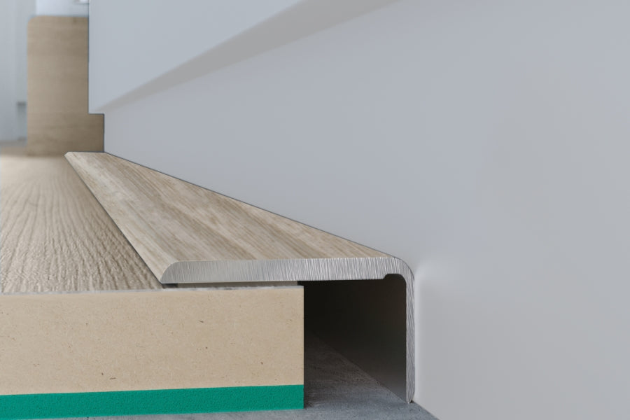 Self adhesive floor trim