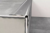 anodised aluminium stair nosing 40×30 mm silver