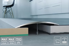 70 MM X 930 MM & 1860 MM Length, Aluminium Anodised door threshold - PR10