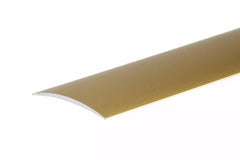 Aluminium door threshold strip 40mm x 930mm – gold anodised finish