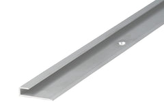 anodised aluminium flooring edge profile silver finish L5