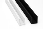rigid PVC U-shaped profile for furniture panels