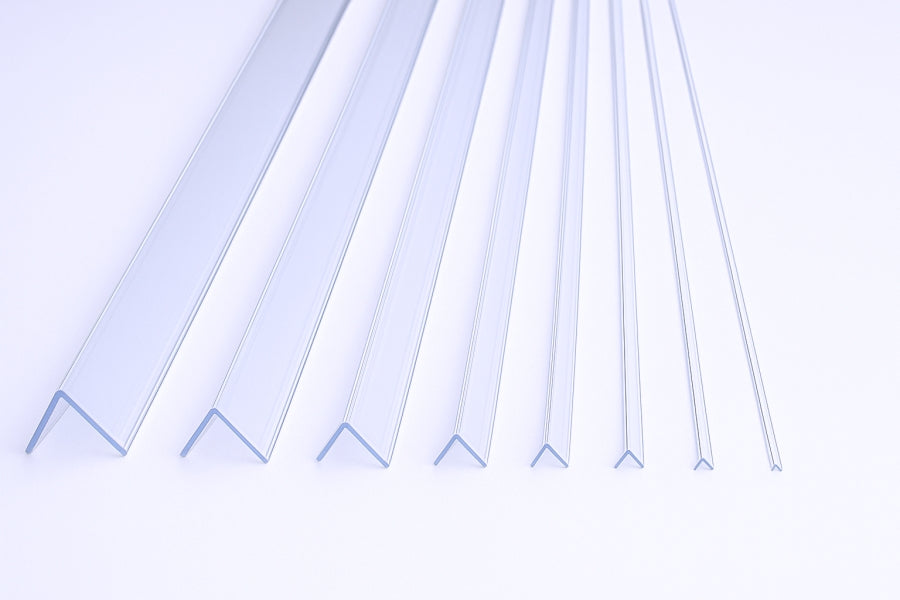 Clear PVC Corner Angle Trim – 1m and 2.44m