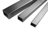 natural aluminium square tube box section profile