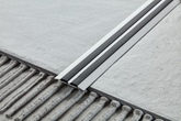 45mm aluminium transition strip with anti-slip rubber