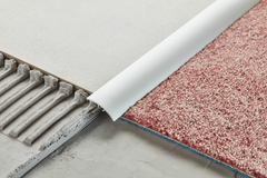 anodised aluminium threshold strip for laminate flooring