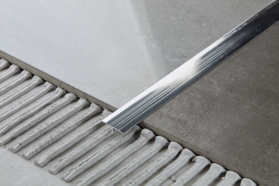T bar door threshold – aluminium trim 1m length