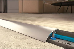 aluminium push-in door bar for flooring connections