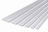 silver aluminium flat bar 30x3 mm cover strip