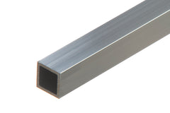 1 metre aluminium hollow box section tube