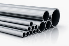 natural aluminium round tube 1 metre length
