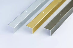 anodised aluminium stair nosing 30×30 mm silver