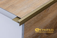 aluminium outer corner stair profile for LVT flooring