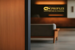 PVC Corner Angle Trim – Anthracite Plastic RAL 7016