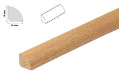 uPVC scotia skirting 13mm decorative trim oak effect