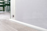 uPVC 13mm scotia skirting board white finish