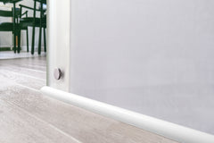 uPVC 13mm scotia skirting board white finish