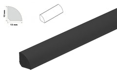 rigid uPVC scotia beading 13mm for gap covering