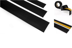 Self-adhesive PVC cover strip – 5m black roll black