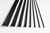 Black PVC Corner Angle Trim – 1m and 2.48m
