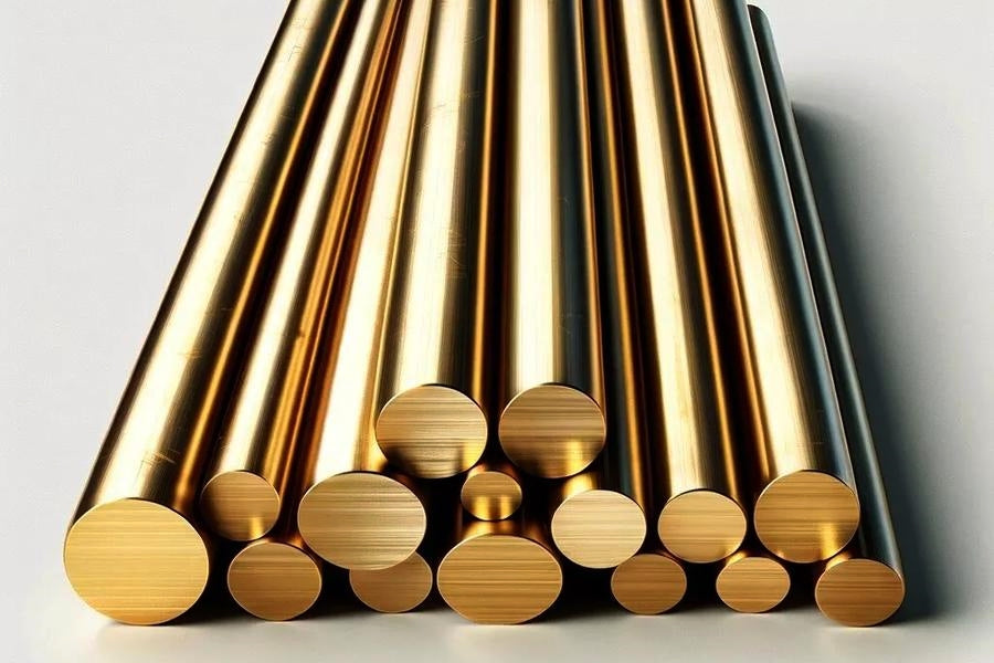 brass round bar rod CZ121 solid metal