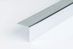 Brushed Silver PVC Corner Angle Trim Profiles – Plastic Bead