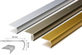 Bullnose stair nosing 50mm wide profile view