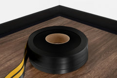 self adhesive flexible PVC skirting board 50x25 mm white