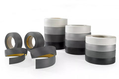 Self-adhesive PVC cover strip – anthracite, black, white 5m trim roll