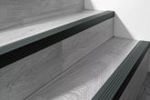 non slip PVC rubber stair nosing 52×42 mm