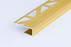 durable aluminium edge strip for skirting boards