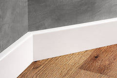 Moisture resistant PVC skirting board wipe clean surface