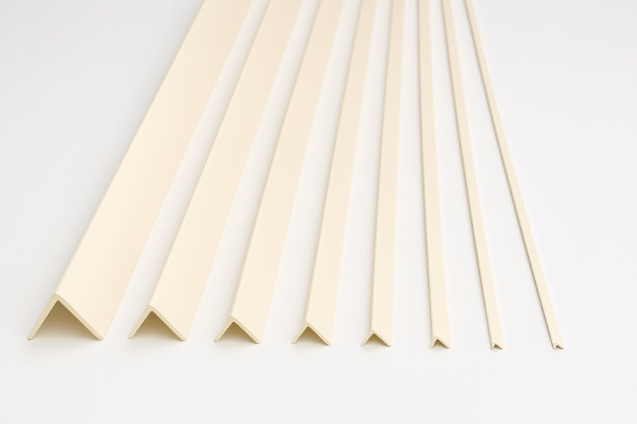 Ivory PVC Corner Angle Trim – 1m and 2.48m