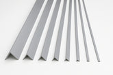 Light Grey PVC Corner Angle Trim – 1m and 2.48m
