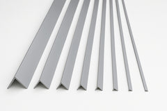 Light Grey PVC Corner Angle Trim – 1m and 2.48m
