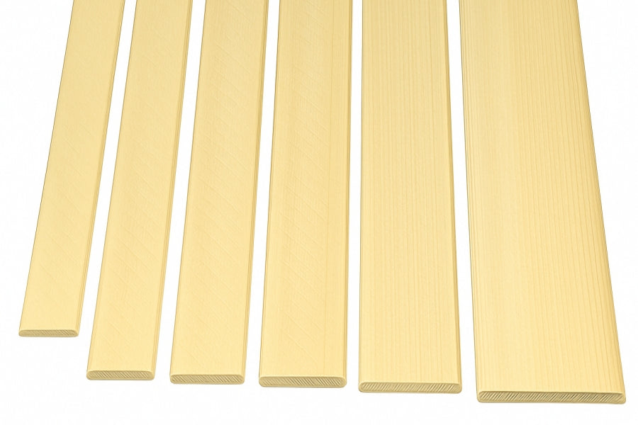 Pine wood flat trim – 1m and 2.4m lengths