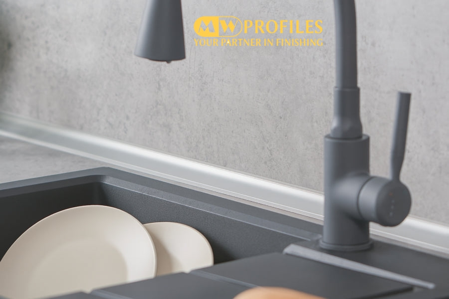 PVC worktop edging profile 2.5m trim