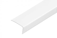 White PVC Corner Angle Trim – Internal Plastic Edge Moulding