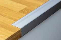 silver aluminium stair edging trim 118cm