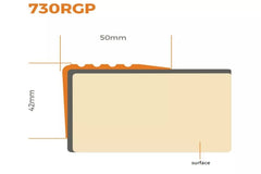 bullnose PVC stair edging 1.18 m length
