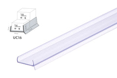 clear PVC plinth sealing strip for kitchen units