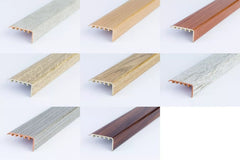 0.9 m uPVC stair nosing wood grain finish
