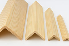 Solid Pine Corner Angle Trim – Decorative Moulding Strip
