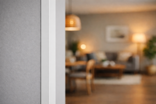 White PVC Corner Profiles Edge