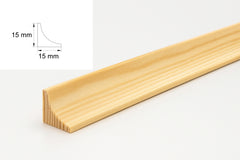 untreated pine scotia trim for staining or painting