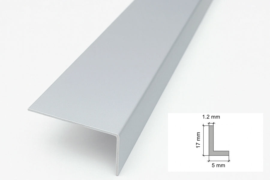 Light Grey PVC Corner Angle Trim – Plastic Corner Strip 90 Degree