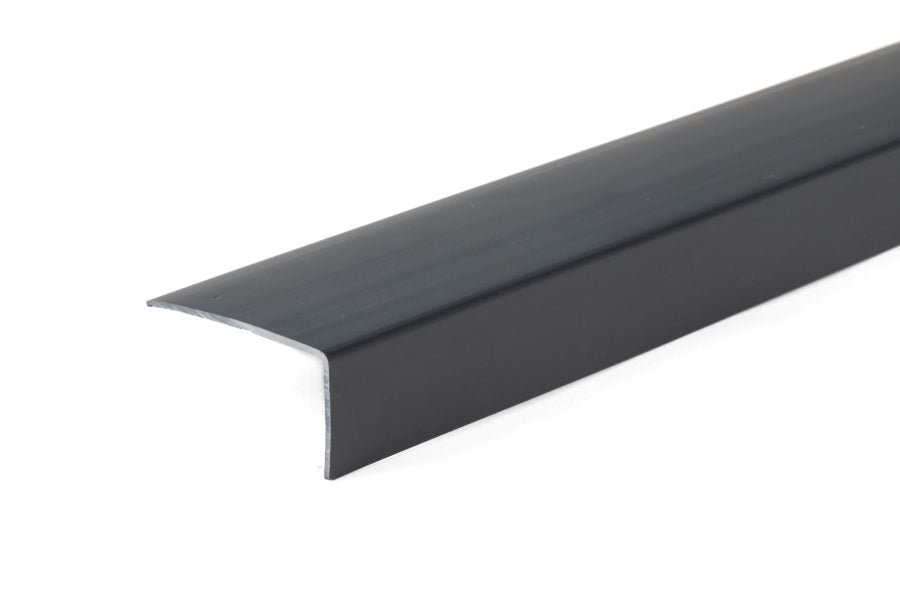Anthracite PVC Corner Angle Trim Equal & Unequal 90° Edging